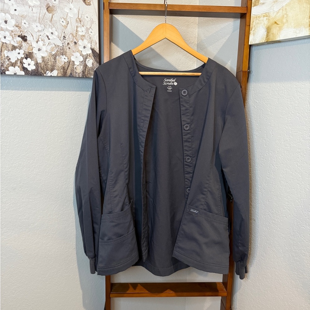 Gray Scrub/Lab Jacket